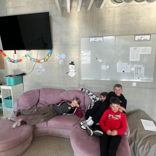 Entspannung in der Lounge