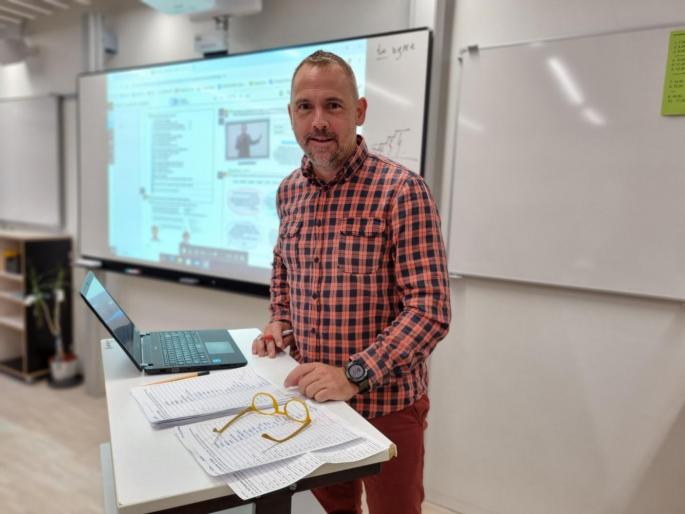 Bernhard Sch. in der Klasse